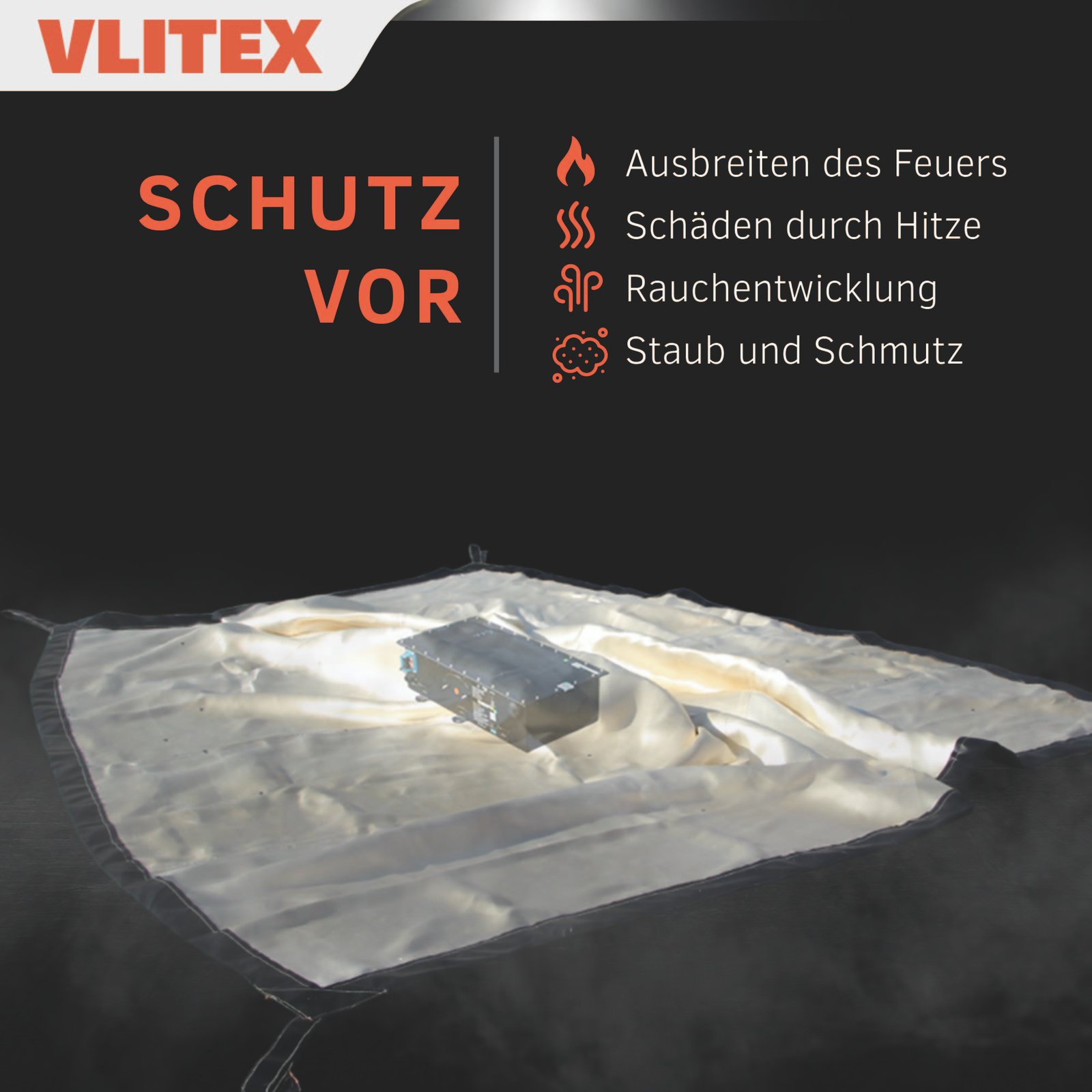 VLITEX Fire Blanket ULTIMATE 9.8' x 13' (3m x 4m) - Image 4