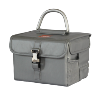 VLITEX Battery safety box L 8.5" x 6.3" x 5.7" 8 Separation bags